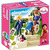 PLAYMOBIL- Clara- Padre y Srta Rottenmeier Set Juguetes- Multicolor (70258)